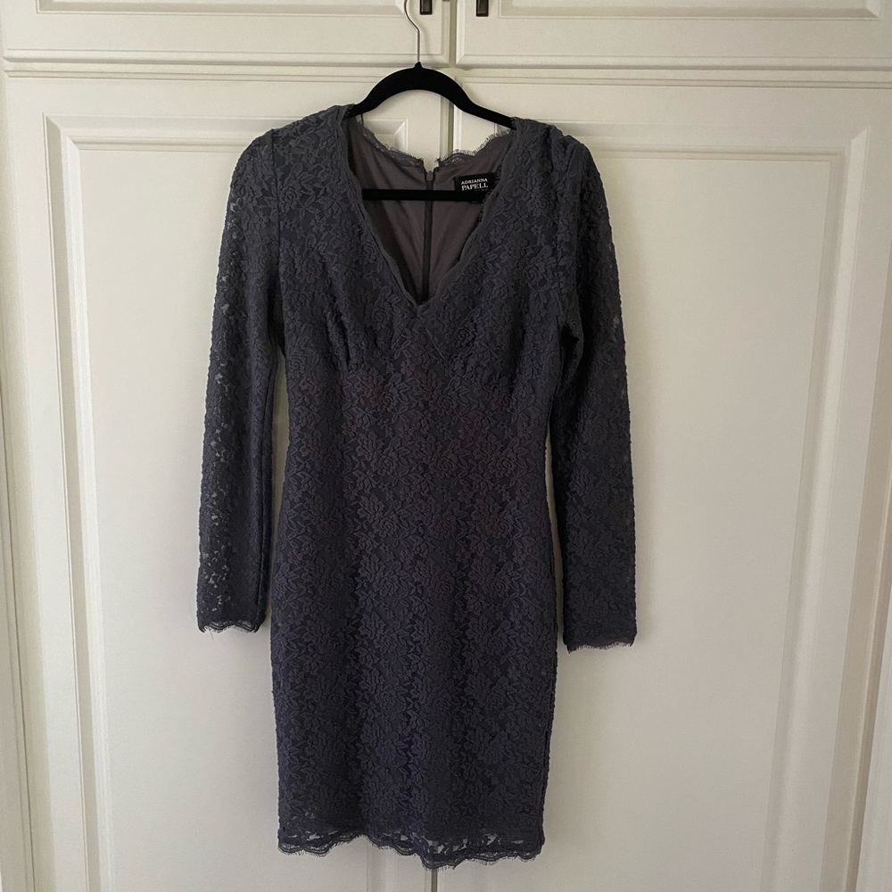 Adrianna papell evening lace dress
